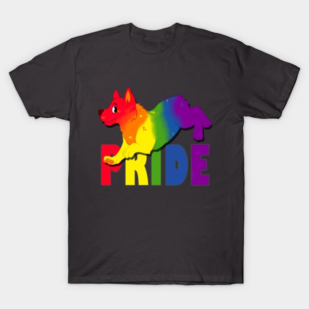 Pride Corgi T-Shirt by Sochy